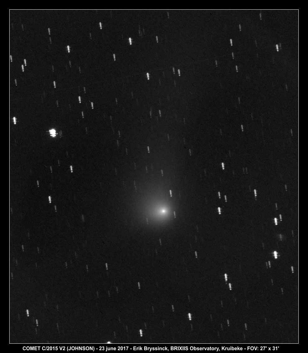 picture comet C/2015 V2 (JOHSON) by Erik Bryssinck on 23 june 2017